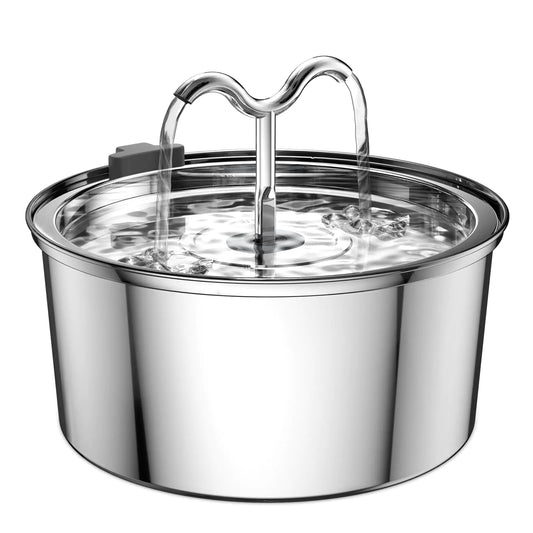 PureSip™ Stainless Steel Pet Water Fountain